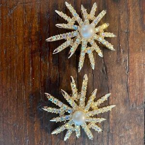 Mid-Century atomic starburst earrings for your valentine!